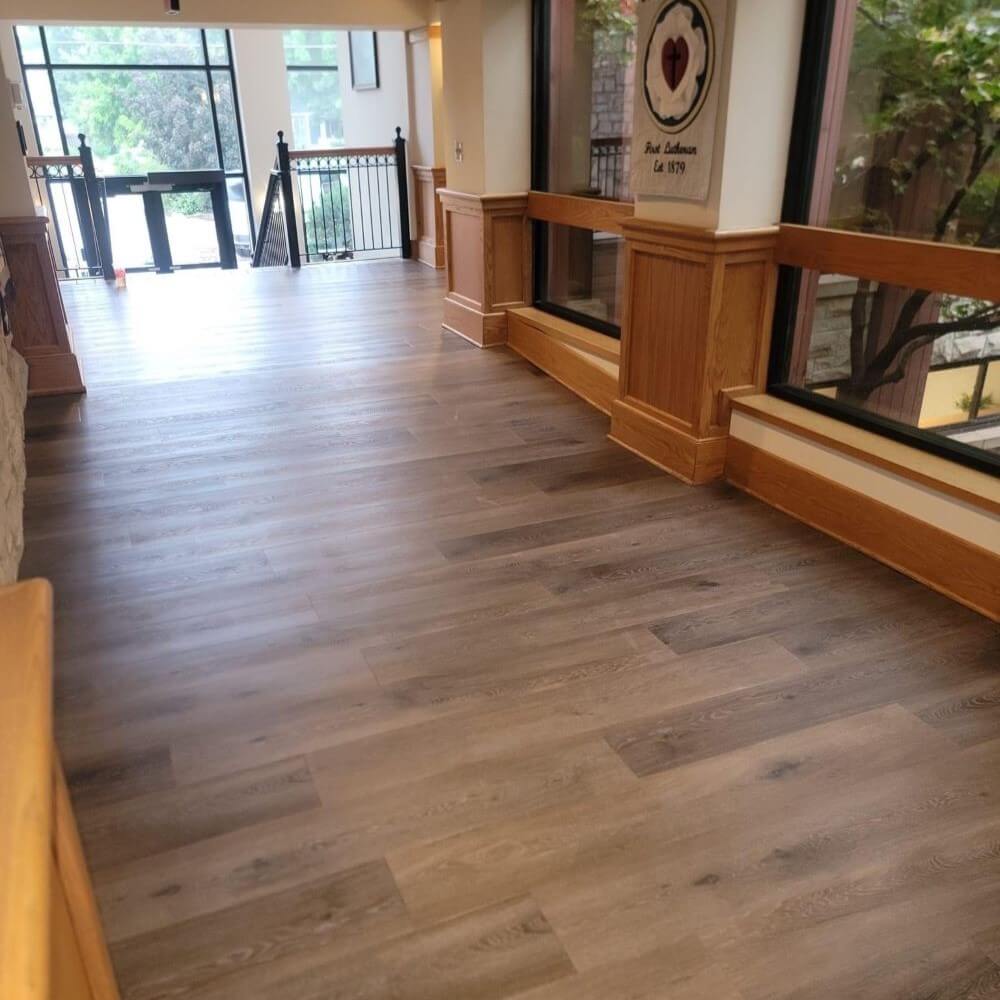 Commercial Flooring at John First Lutheran 